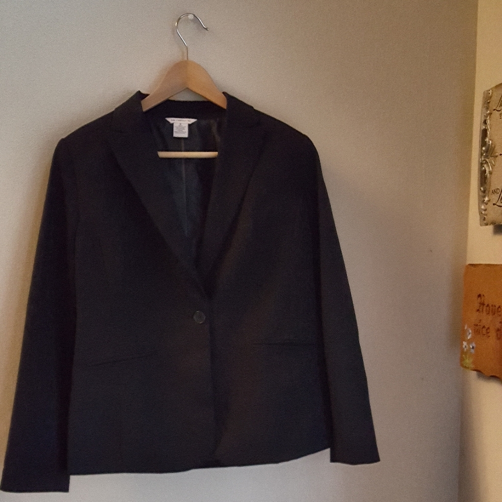 NWOT Liz Claiborne Midnight Black Blazer